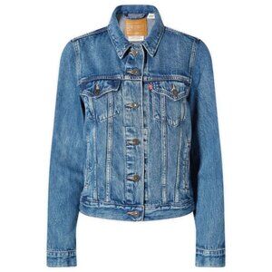 Levis Original Trucker Jacket in Medium Wash - Size Large